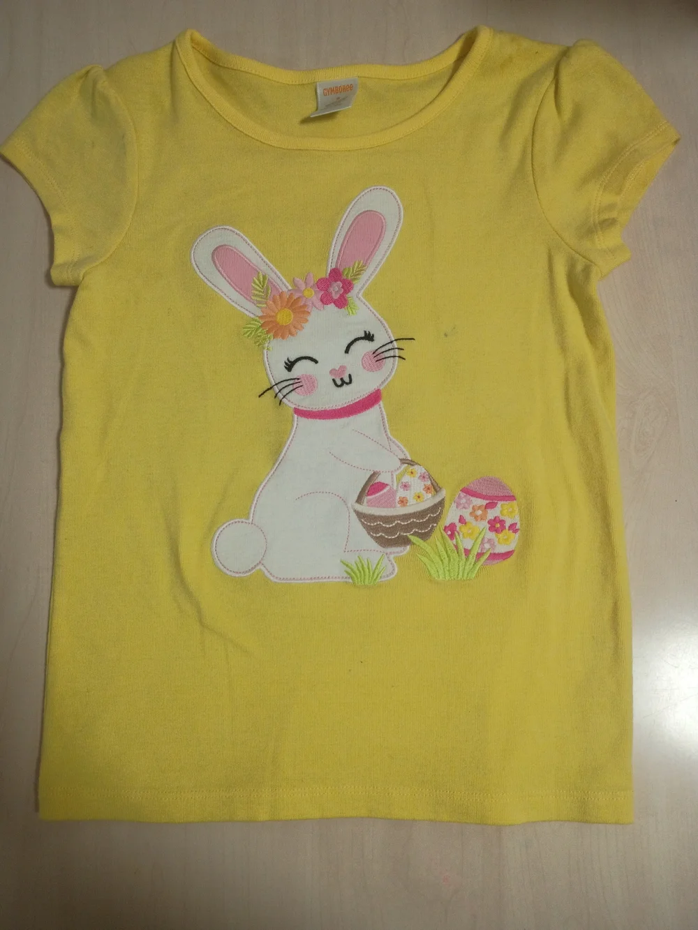 Gymboree Yellow Bunny Easter Graphic Tee